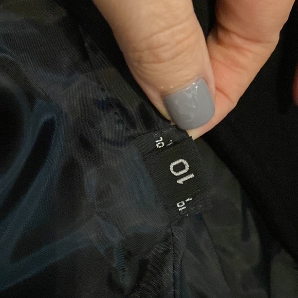 Jheri Richards BLACK MOTORCYCLE JACKET size 10 - Picture 7 of 8